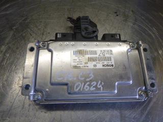 блок управления двигателем Citroen C3 1 поколение 2005, 1.6 л., бензин, МКПП, кабриолет, 9657499280