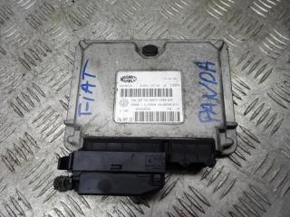 блок управления двигателем Fiat Panda 2 поколение 2004, 1.2 л., бензин, МКПП, хетчбэк 5 дв., 55190101, AIW4AF52