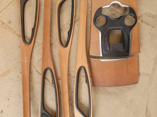 комплект декоративных накладок (дерева) салона Alfa Romeo Stelvio 1 поколение 2018, 2.0 л., бензин, 35142433, 35142434, 35165618, 35165619, 35165620, 35165621