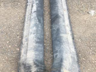 накладка на порог Mitsubishi Outlander 2 поколение 2008, 3.0 л., 6B31, бензин, 6512A025, 6512A026