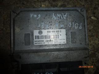 блок управления двигателем Volkswagen Polo 4 поколение 2003, 1.2 л., i, бензин, МКПП, хетчбэк 5 дв., 03D90632C