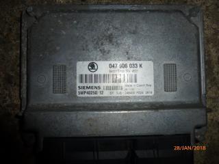 блок управления двигателем Skoda Fabia 1 поколение [рестайлинг] 2005, 1.4 л., i, бензин, МКПП, хетчбэк 5 дв., 047906033K