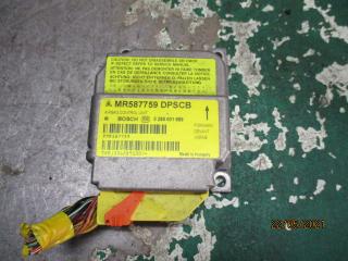 блок AirBag Mitsubishi Colt 6 поколение (Z20/Z30) 2005, 1.3 л., i, бензин, МКПП, хетчбэк 5 дв., MR587759, 0285001689