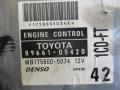 блок управления двигателем Toyota Avensis 1 поколение (T220) [рестайлинг] 2002, 2.0 л., дизель, МКПП, универсал, 89661-05420 - фото №3