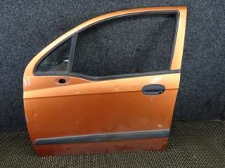 дверь передняя левая Chevrolet Matiz 1 поколение 2005, 0.8 л., бензин, МКПП, хетчбэк 5 дв.