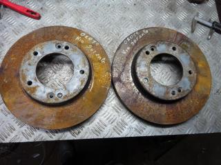 диск тормозной передний Kia Sorento 1 поколение 2005, 2.5 л., дизель, МКПП, внедорожник 5 дв.