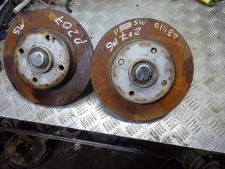 диск тормозной задний Peugeot 207 1 поколение 2008, 1.6 л., дизель, МКПП, универсал