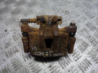 суппорт задний левый Mitsubishi Outlander 2 поколение 2008, 2.2 л., дизель, МКПП, внедорожник 5 дв.