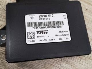блок управления ручником Porsche Macan 1 поколение 2015, 3.0 л., дизель, 95B907801C