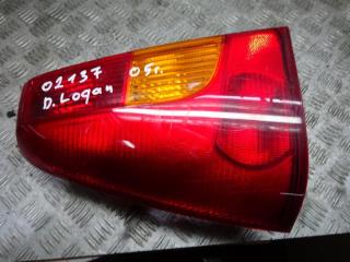 фонарь задний левый Dacia Logan 1 поколение 2005, 1.4 л., бензин, МКПП, седан