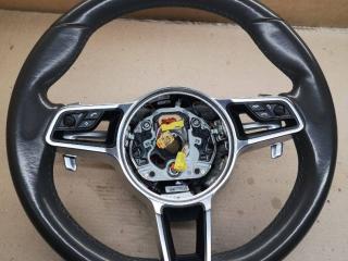 руль Porsche Macan 1 поколение 2016, 3.0 л., дизель, АКПП, 95B419091AK