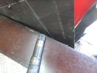 полуось передняя правая (приводной вал, ШРУС) Peugeot 407 1 поколение 2007, 9644292980