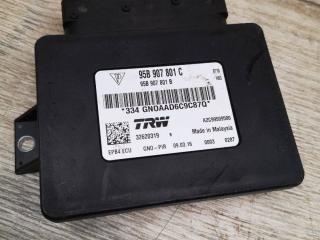 блок управления ручником Porsche Macan 1 поколение 2016, 3.0 л., дизель, АКПП, 95B907801C