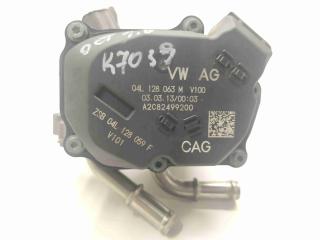 заслонка дроссельная Skoda Octavia 2 поколение (A5) [рестайлинг] 2013, 1.6 л., TD, дизель, МКПП, передний привод, 04L128063M, 04L128059F