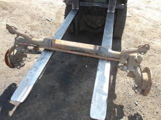 балка подвески задняя Peugeot 206 1 поколение 2003, 1.6 л., бензин, МКПП, кабриолет