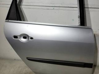 дверь задняя правая Renault Scenic 2 поколение [рестайлинг] 2007, 1.9 л., DCi, F9Q 816, дизель, 6МКПП, серебристый, минивэн, передний привод