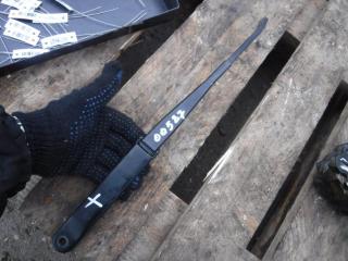 щеткодержатель (поводок стеклоочистителя, дворник) Fiat Punto 2 поколение 2001, 1.2 л., бензин, МКПП, хетчбэк 5 дв., 1818030101B