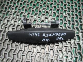 ручка наружная Dacia Sandero 1 поколение 2009, 1.4 л., бензин, МКПП, хетчбэк 5 дв.