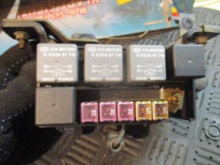 блок предохранителей Kia Carnival UP/GQ 1999, 2.9 л., дизель, МКПП, минивэн