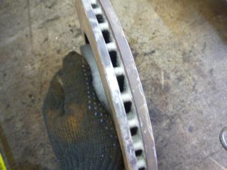 диск тормозной передний Peugeot 207 1 поколение 2006, 1.4 л., бензин, МКПП, универсал