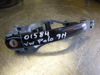 ручка наружная Volkswagen Polo 4 поколение 2004, 1.2 л., бензин, МКПП, хетчбэк 5 дв.