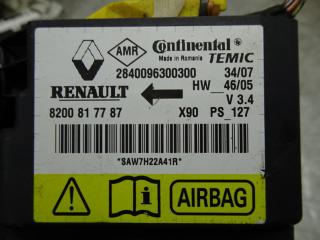 блок AirBag Dacia Logan 1 поколение 2007, 1.6 л., бензин, МКПП, универсал, 8200817787