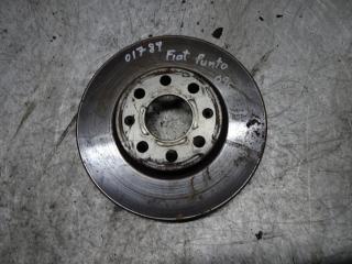 диск тормозной передний Fiat Grande Punto 2 поколение 2009, 1.2 л., бензин, МКПП, хетчбэк 5 дв.