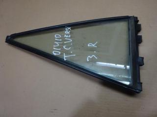 стекло двери задней правой Toyota Corolla Verso 1 поколение E121 2003, 2.0 л., дизель, МКПП, хетчбэк 5 дв.