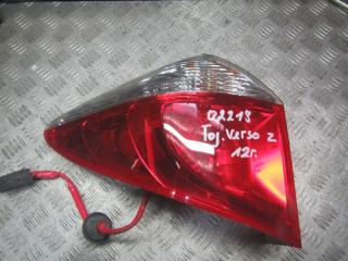 фонарь задний левый Toyota Verso-S 1 поколение P120 2012, 1.4 л., дизель, АКПП, минивэн