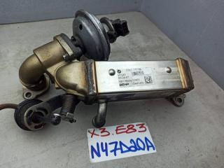 охладитель EGR / Радиатор EGR BMW X3 E83 [рестайлинг] 2009, 2.0 л., N47 D20 A, дизель, 7805717