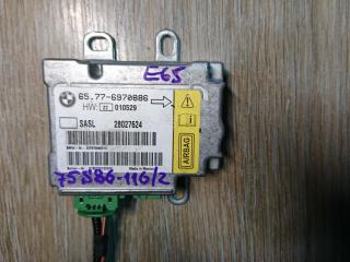 датчик удара BMW 7 серия E65/E66/E67 [рестайлинг] 2007, M57 D30 (306D3), АКПП, черный, седан, 65776970886, 28027624