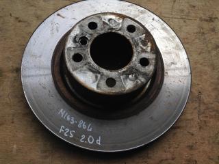 диск тормозной задний BMW X3 F25 2013, 2.0 л., N47 D20 C, дизель, АКПП, белый, внедорожник 5 дв., 6868936