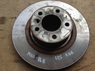 диск тормозной задний BMW X3 F25 2013, 2.0 л., N47 D20 C, дизель, АКПП, белый, внедорожник 5 дв., 6868936