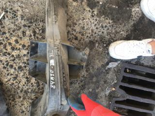 воздуховод (дефлектор) радиатора BMW X5 E53 [рестайлинг] 2005, M57 D30 (306D2), АКПП, sterlinggrau metallic, внедорожник 5 дв.