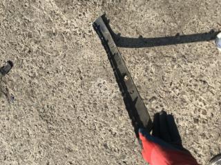 молдинг переднего бампера BMW 7 серия E65/E66/E67 2001, M57 D30 (306D3), АКПП, седан