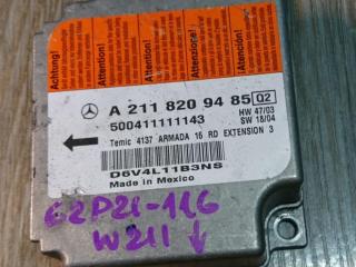 блок AirBag Mercedes-Benz E-Класс W211/S211 2004, 3.2 л., OM 648.961, дизель, АКПП, универсал, A2118209485, 500411111143