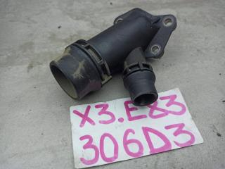 фланец (тройник) системы охлаждения BMW X3 E83 [рестайлинг] 2009, M57 D30 (306D3)