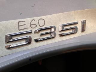 эмблема BMW 5 серия E60/E61 [рестайлинг] 2008, 3.0 л., N54 B30 A, бензин