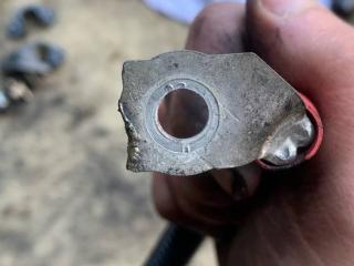 минусовой провод аккумулятора BMW X5 E53 [рестайлинг] 2005, M54 B30 (306S3), АКПП