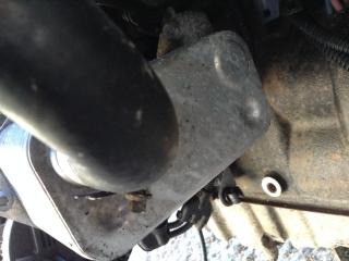 теплообменник масляного фильтра BMW X5 E53 [рестайлинг] 2005, M57 D30 (306D2), АКПП, внедорожник 5 дв.