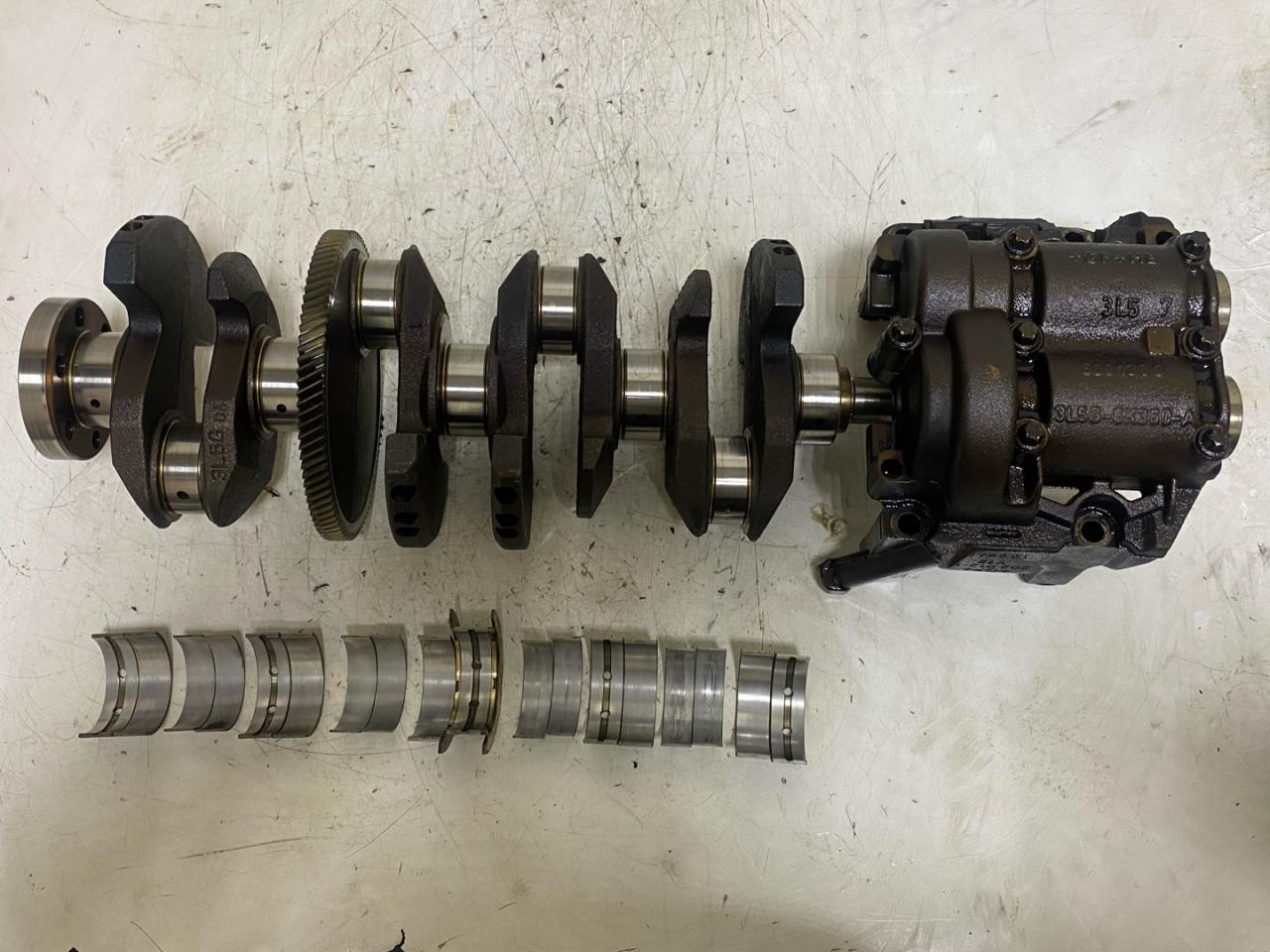 коленвал Ford Mondeo 4 поколение (2007 - 2010), 2.3 л., SEBA, бензин, 3L5G6K360A, 3L5G - фото №1