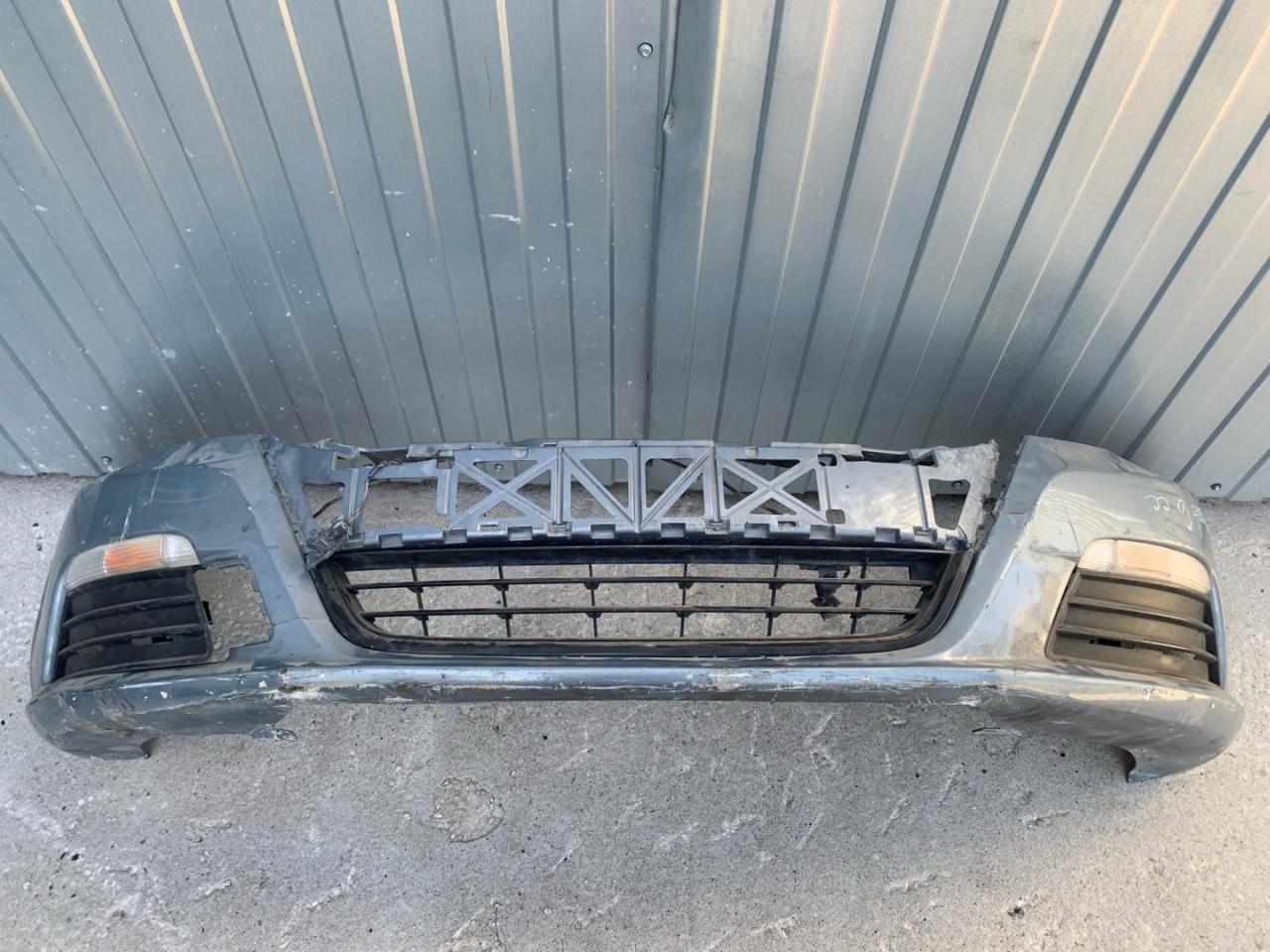 бампер передний Volkswagen Passat CC 1 поколение 358 (2008 - 2012), голубой, 3C8807217RGRU, 3C8807217 - фото №1