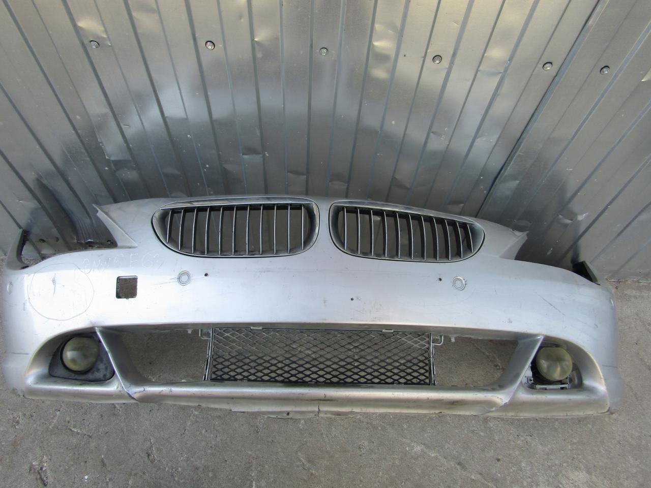 бампер передний BMW 6 серия E63/E64 (2003 - 2007), серый, 51117115710, 51117008809 - фото №1