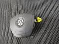 подушка безопасности водителя Volkswagen Touareg 2 поколение 2014, 7P6880201 - фото №3