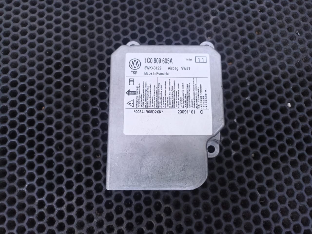 блок AirBag Volkswagen Transporter T5 2007, 1C0909605A - фото №1