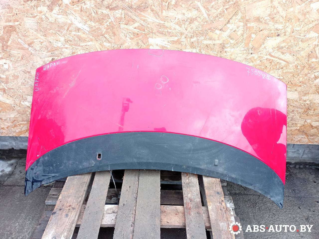 капот Volkswagen Sharan 1 поколение 1999 - фото №1