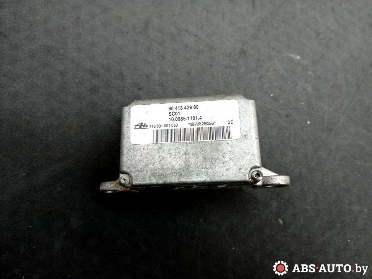 датчик ускорения Citroen C3 1 поколение 2006, 1.6 л., бензин, АКПП, хетчбэк 5 дв., 9641342980, 10098511014, 9636103380 - фото №1