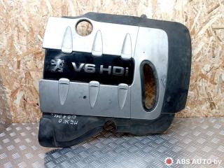 декоративная крышка двигателя Peugeot 607 1 поколение [рестайлинг] 2007, дизель, 9659145280, 9659145080, 9659145180