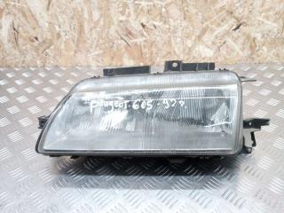 фара левая Peugeot 605 1 поколение [рестайлинг] 1998, 0491003, 084669