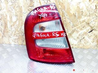 фонарь задний левый Skoda Fabia 1 поколение (6Y) [рестайлинг] 2004, хетчбэк 5 дв., 6Y6945111B, 6Y6945095B, XU3X13441ABAB, XU3X13451AA